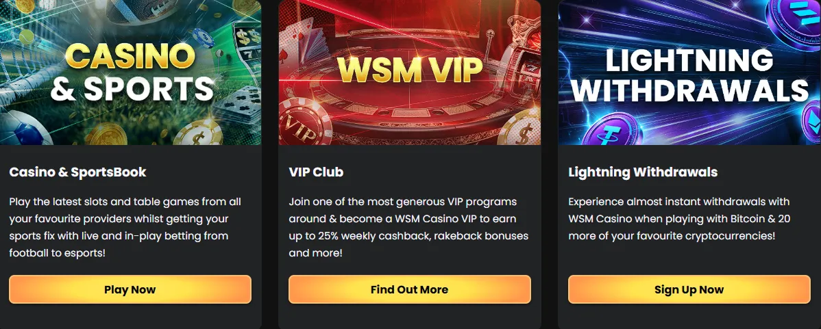 Ficha técnica de WSM Casino: los datos que importan